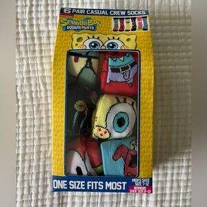 Women’s Spongebob Squarepants crew socks